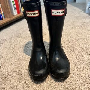 Hunter Kids Classic Black Rain Boots